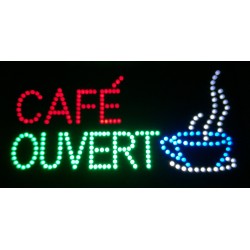 Cafe Ouvert 60x30x2.5cm