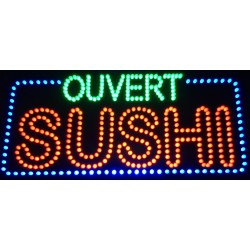 SUSHI OUVERT 60x30x2.5cm