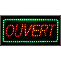 Ouvert rouge/vert 48x24x2.5cm